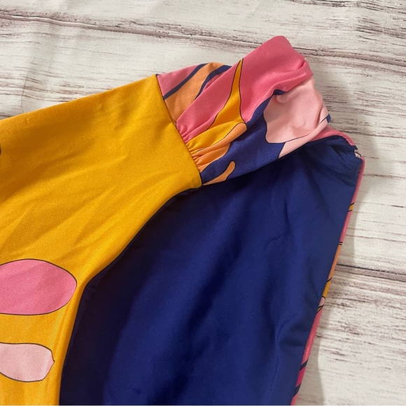 NWT TRINA TURK Floral Tab Side Hipster Bikini Bottom - Picture 7 of 9